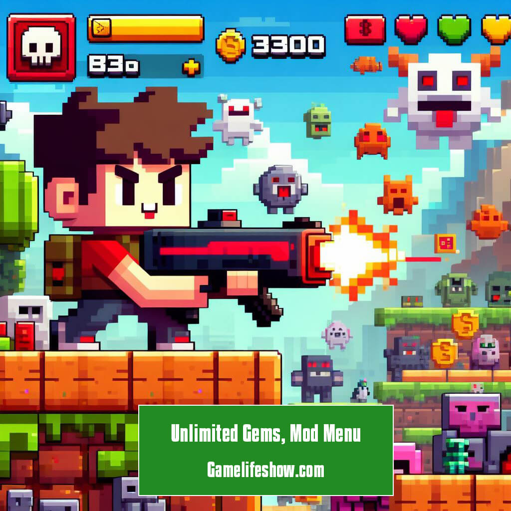 Pixel Gun 3d Mod Apk (Unlimited Gems, Mod Menu) 24.1.2