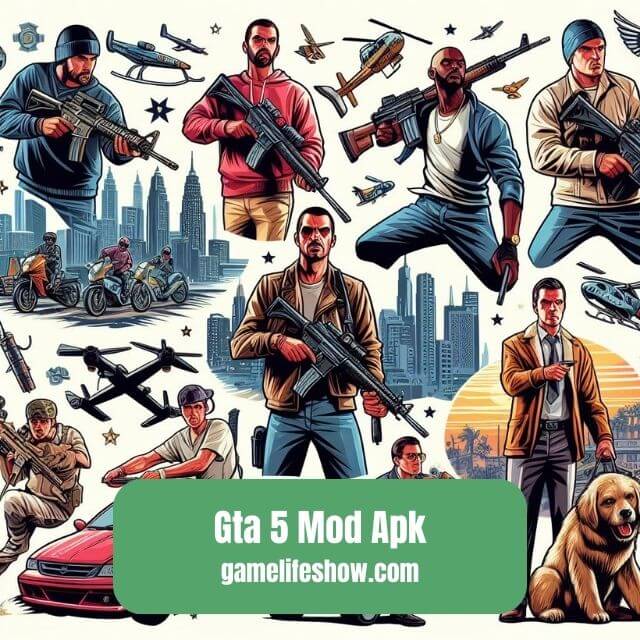 gta 5 mod apk (unlimited health and money)