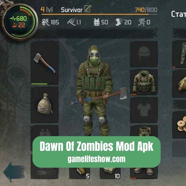 dawn of zombies mod apk mod menu
