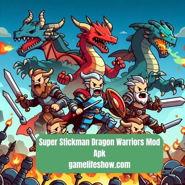 super stickman dragon warriors mod apk unlock all characters