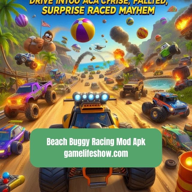 beach buggy racing mod apk (unlimited money and gems)